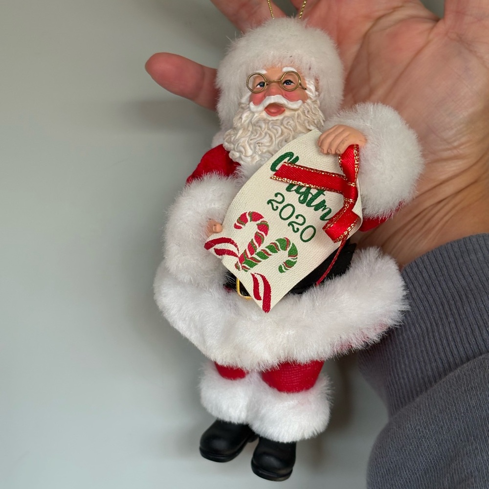 Vintage Department 56 Possible Dreams “Christmas 2020” Santa Ornament